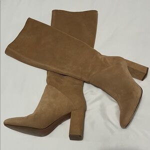 Banana Republic Tan Suede Slouchy Boot
